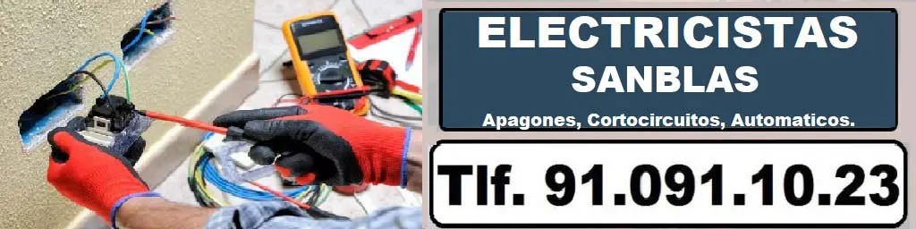 Electricistas San Blas Madrid 24 horas
