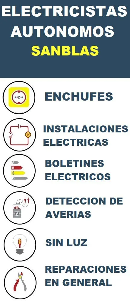 electricistas Sanblas baratos